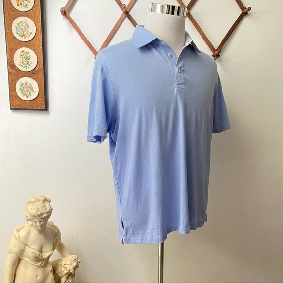 Jack Spade Light Blue Cotton Polo - Picture 6 of 16